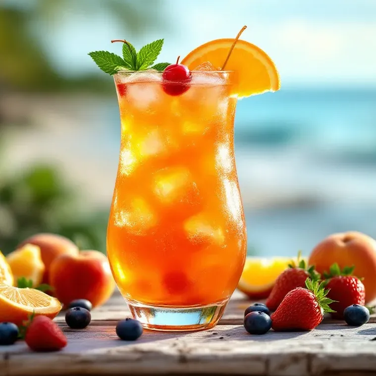Cocktail Sex on the Beach au Two Much Café Bordeaux